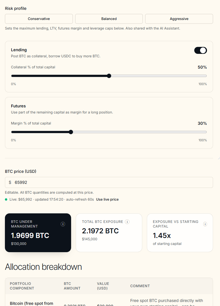 Portfolio Simulator preview